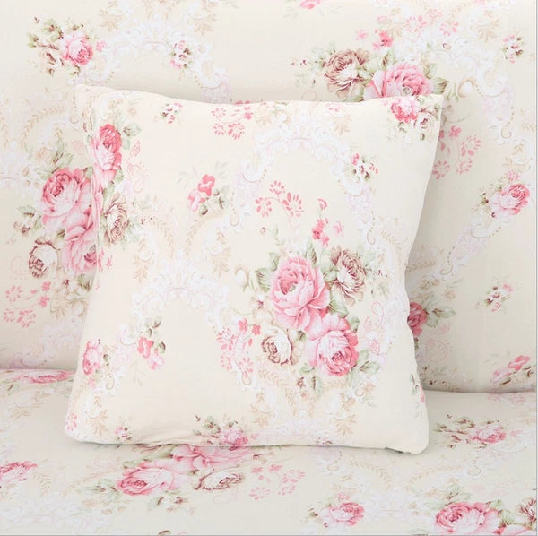 2pcs Floral Print Cushion Cover Sofa Bed Home Decor Pillowcase Pillows Covers