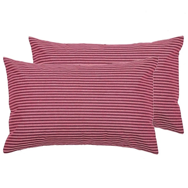 Cotton Throw Pillow Cover Striped Cushion Case Covers Home Sofa Decor 18 x 28"