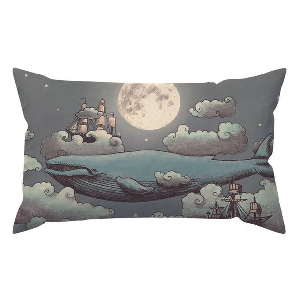 12x20" DIGITAL PRINT Cushion COVER 2-Sided Lumbar Sofa Decorative Pillow Case US