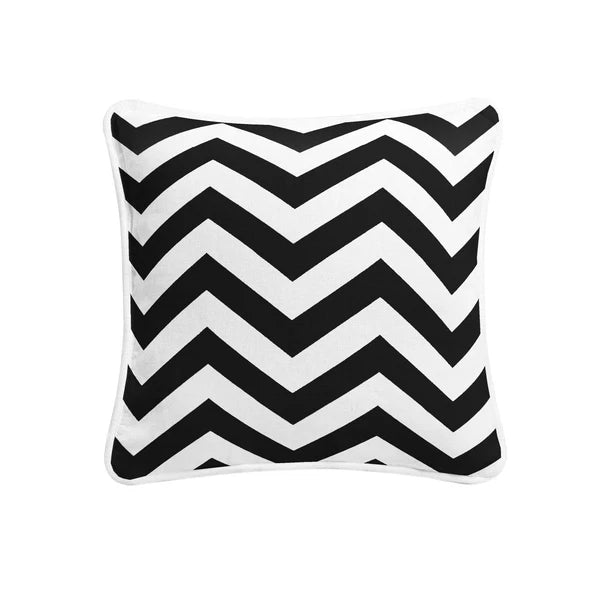 Chevron Cushion Covers 100% Cotton Zigzag Style Home Sofa Outdoor Décor 18x18''.