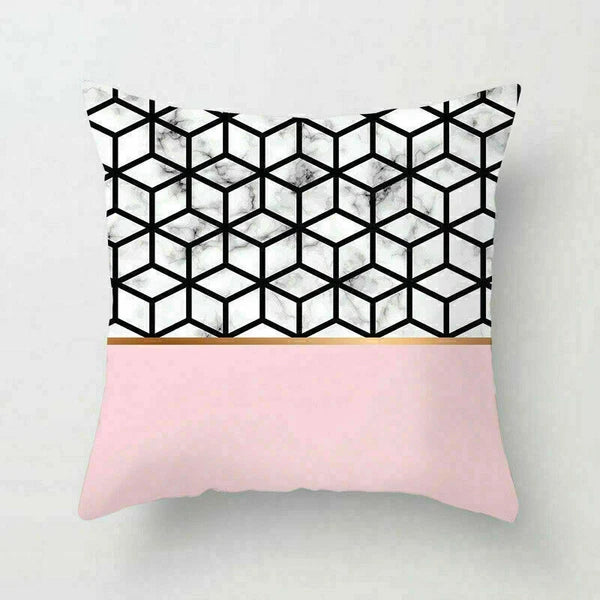 18inch Geometric Polyester Throw Pillow Cases Sofa Home Cover Cushion Decoration