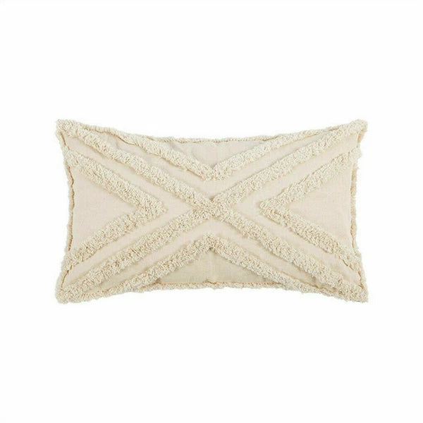 Boho Moroccan Throw Pillow Covers w/ Tassel Tufted Sofa Bed Cushion Cases Home