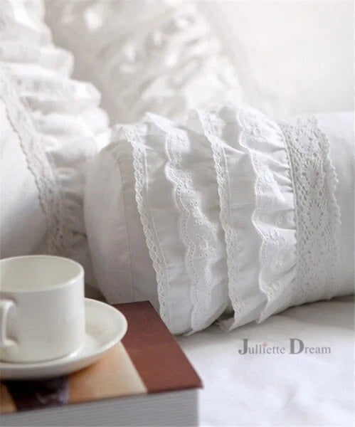 Top Floral Lace Cushion Bedding Cute Throw Pillow CASE Cushions Sofa PillowCASE