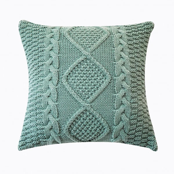 Square Knitted Pillowcase Sofa Bed Throw Waist Cushion Covers Chair Office Decor