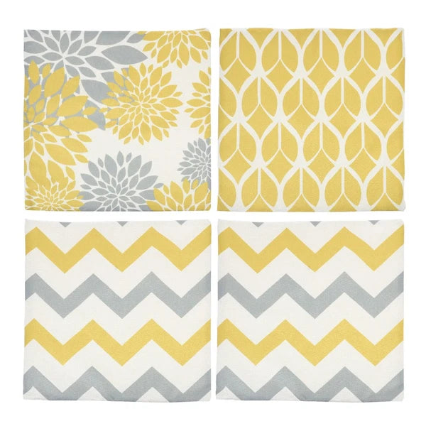 4 Pcs Pillow Case Office Decorative Pillowcase Sofa Bed Cushion Cover