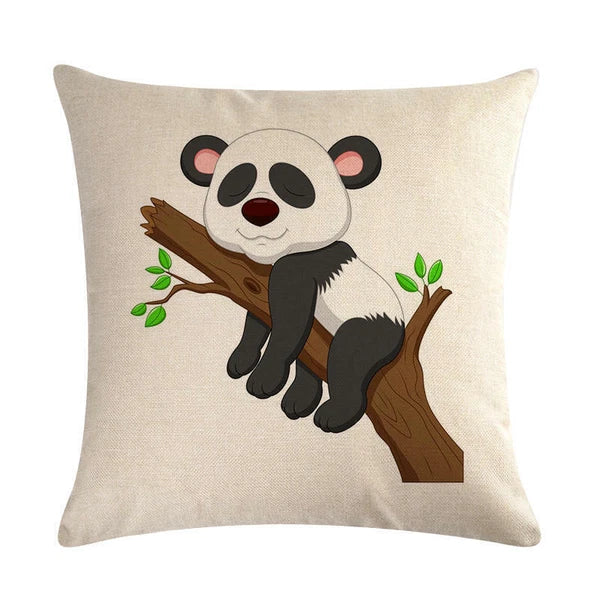 Panda '' Pillow Case Sofa Waist Throw Cushion Cover Home Decor