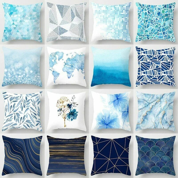 45*45cm Geometric Marble Pillowcover Sofa Decor Pillowcase Bedroom Cushion Cover