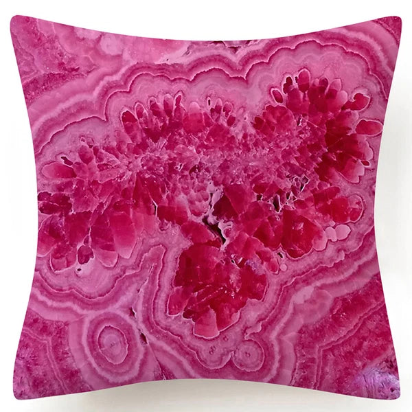 Marble Print Throw PILLOW COVER Decorative 2-Sided Sofa Bed Cushion Case 18x18"