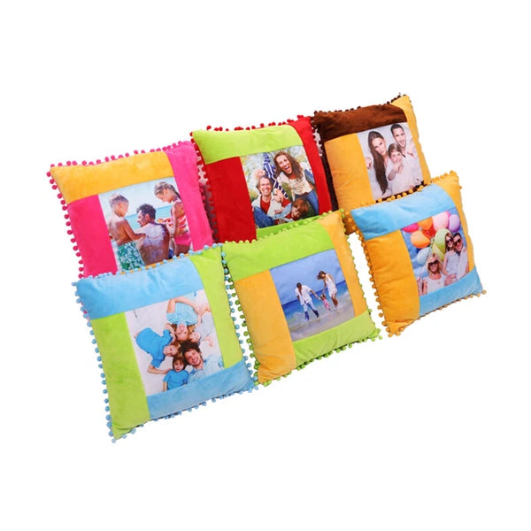 Sublimation Blank Cushion Cover Pillow Case DIY Printed Home Sofa Car Art Decor