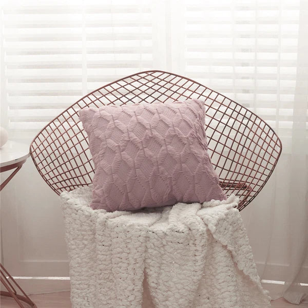 18X18"Throw Pillow Covers Corduroy Sofa Cushion Plush Decor Sofa Cushion Cove