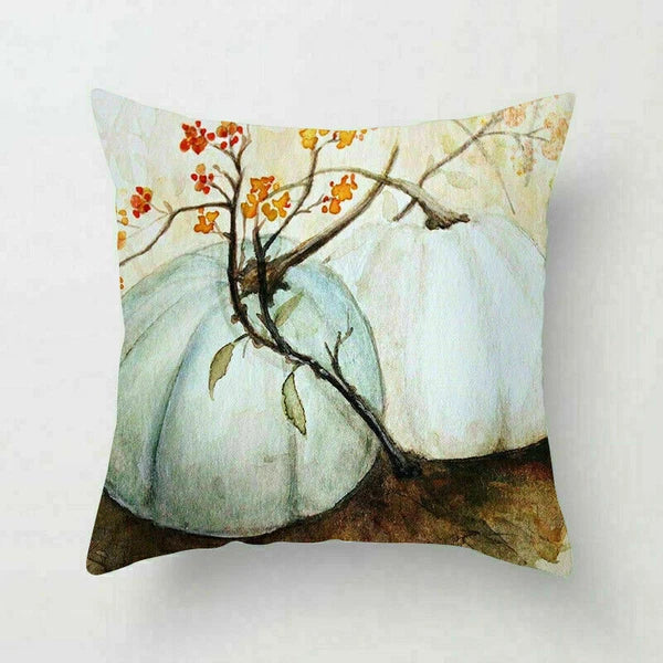 18inch Halloween Pumpkin Pillow Case Waist Throw Home Cover Sofa Cushion Decor