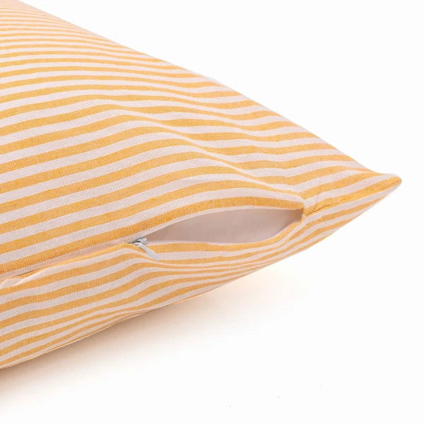 Cotton Pillow Case Cover Home Sofa Bad Decor Striped Throw Cushion Cover-18x28