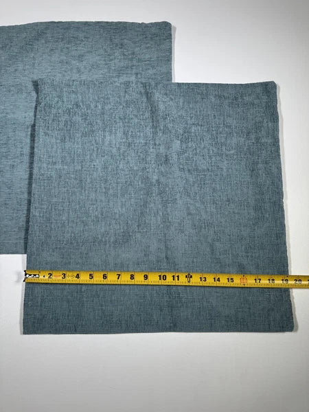 Pillow Cases Pack of 2 Cotton Cushion Covers for Couch Sofa 19x19 Green Soft