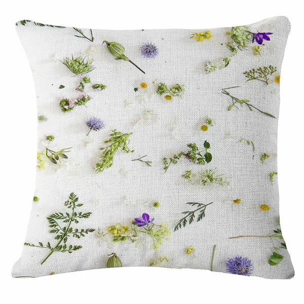Flower Fresh Pillow Case Sofa Waist Throw Cushion Cover Home Decor