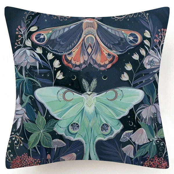 PILLOW COVER Landscape Leopard Decorative Sofa Bed Cushion Case 2-Sided 18x18"