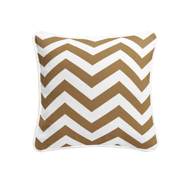 Chevron Cushion Covers 100% Cotton Zigzag Style Home Sofa Outdoor Décor 18x18''.