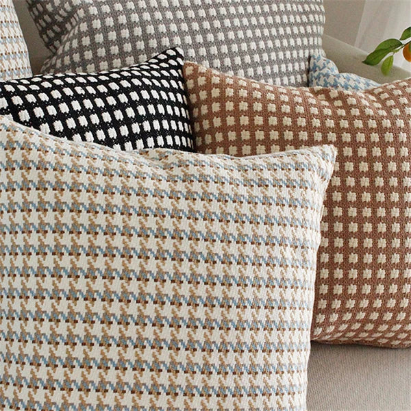 18"x18" Cotton Fabric Throw Pillow Covers Sofa Bed Cushion Cover Case Decorative