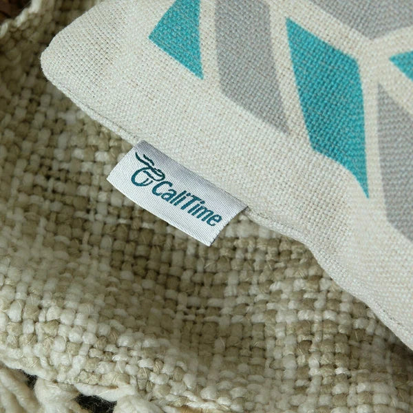 Set of 6 Throw Pillow Covers Sofa Canvas Square Cushion Cover Linen 18" x 18"