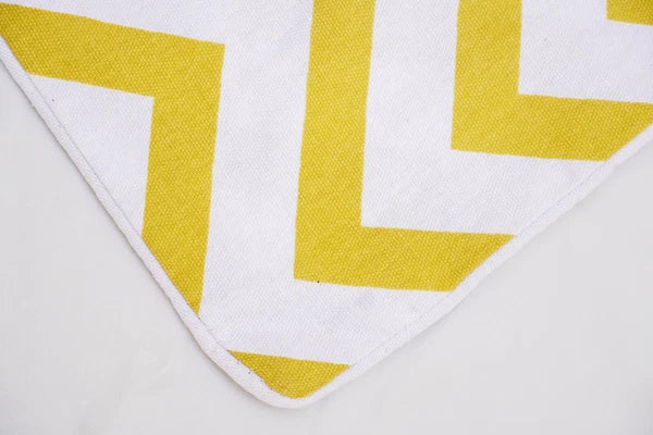 Chevron Cushion Covers 100% Cotton Zigzag Style Home Sofa Outdoor Décor 18x18''.