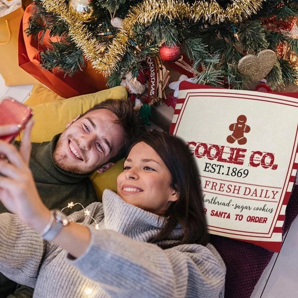 Stripe Candy Christmas Pillowcase Christmas Decor Sofa Cover Cushion Cover