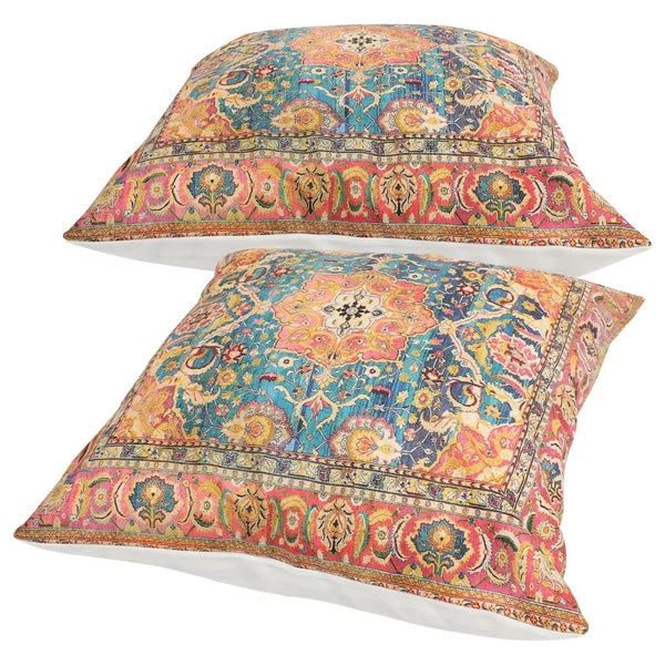 2 Pcs Pillow Case Cushion Cover Boho Style Living Room Covers Sofa Bed