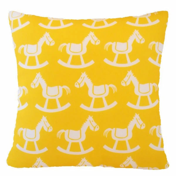 Yellow Throw PILLOW COVER Home Decor Sofa Bed Cushion Case Double-Sided 18x18"