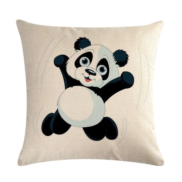 Panda '' Pillow Case Sofa Waist Throw Cushion Cover Home Decor