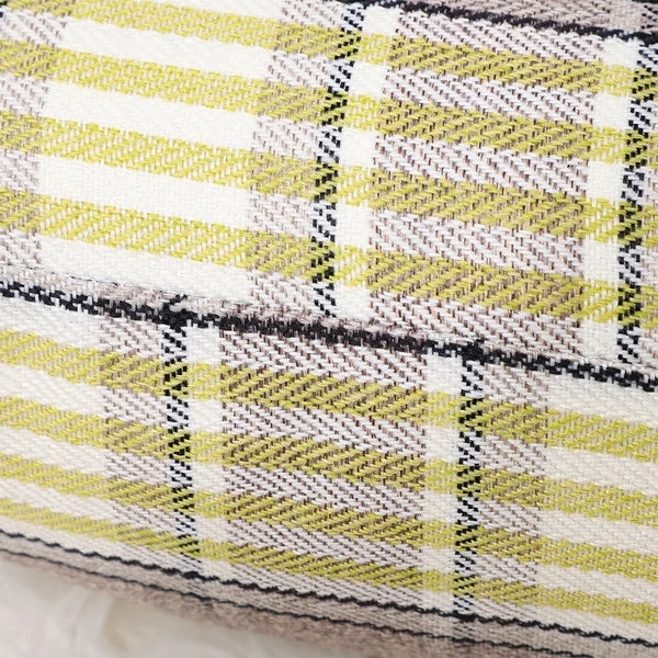 2PCS Buffalo Check Plaid Throw Pillow Case Sofa Waist Cushion Cover Home Bedding