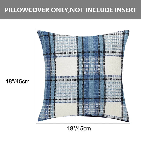 Buffalo Check Plaid Throw Pillow Case Sofa Waist Cushion Cover Office Bedding