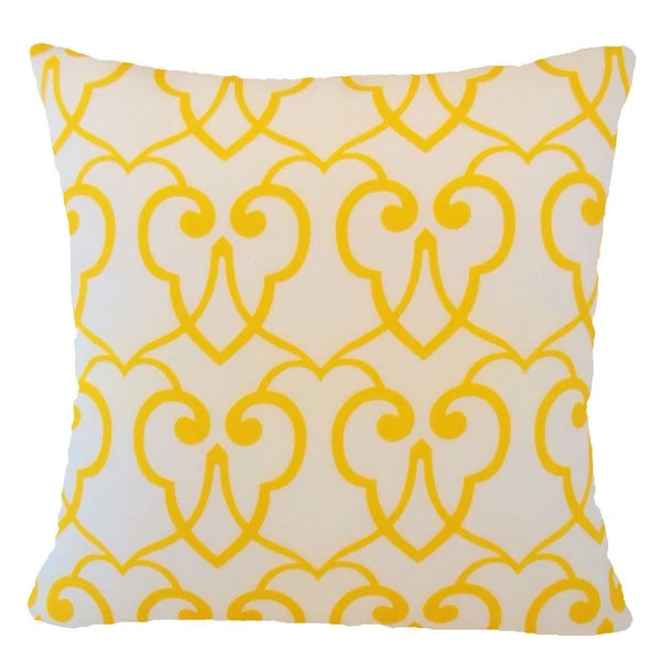 Yellow Throw PILLOW COVER Home Decor Sofa Bed Cushion Case Double-Sided 18x18"
