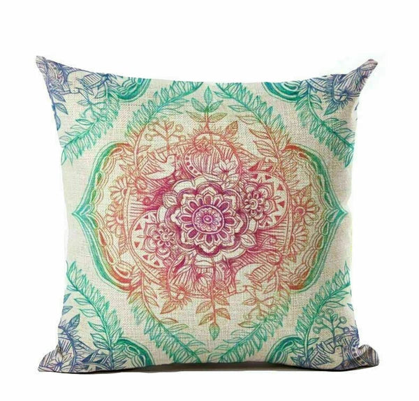 Cover 18" Case / Vintage Cushion pillow Boho Sofa Pattern