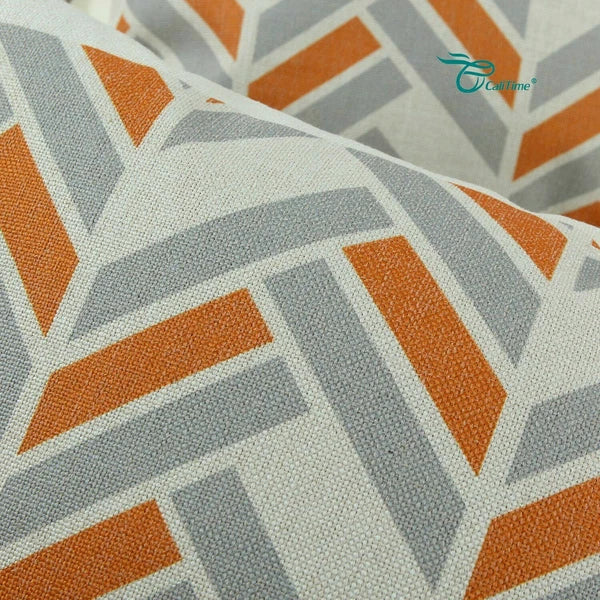 Set of 6 Throw Pillow Covers Sofa Canvas Square Cushion Cover Linen 18" x 18"