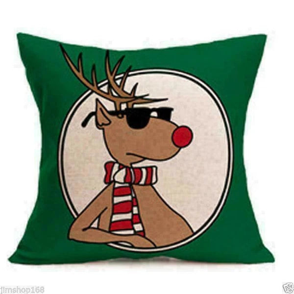 Cover Home NEW Decor Waist Pillow Case Cushion Sofa Christmas