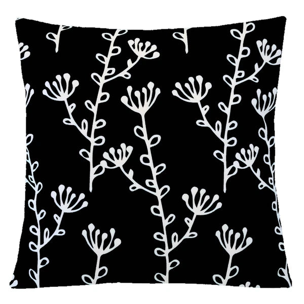 24x24" Navy Blue Black Accent Decorative Throw PILLOW COVER Sofa Cushion Case