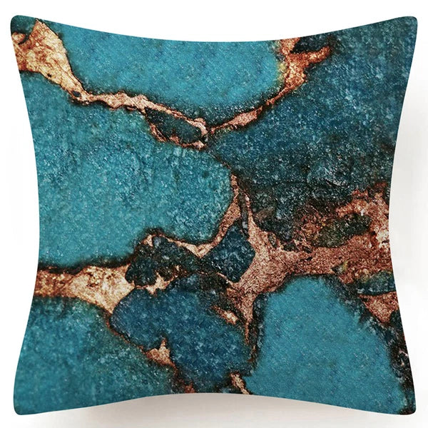 Marble Print Throw PILLOW COVER Decorative 2-Sided Sofa Bed Cushion Case 18x18"