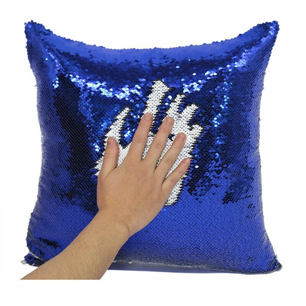 50Pcs Sublimation Blank Reversible Sequin Pillow Case Throw Cushion Cover 16x16"
