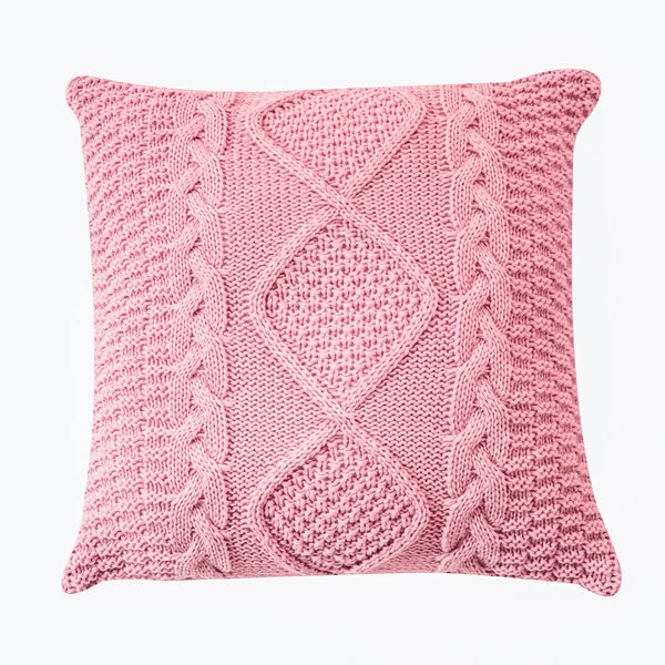 Square Knitted Tassel Pillowcase Sofa Bed Waist Throw Back Cushion Covers Chair