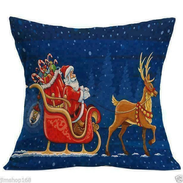 Cover Home NEW Decor Waist Pillow Case Cushion Sofa Christmas