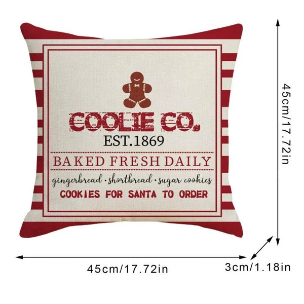 Stripe Candy Christmas Pillowcase Christmas Decor Sofa Cover Cushion Cover