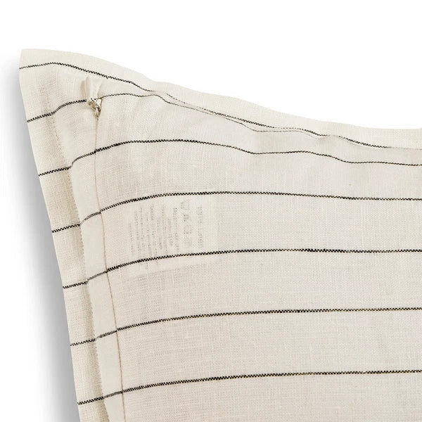 Solino Home Square Linen Pillow Cover for Cushion Couch, Sofa Bed, Santa Barbara