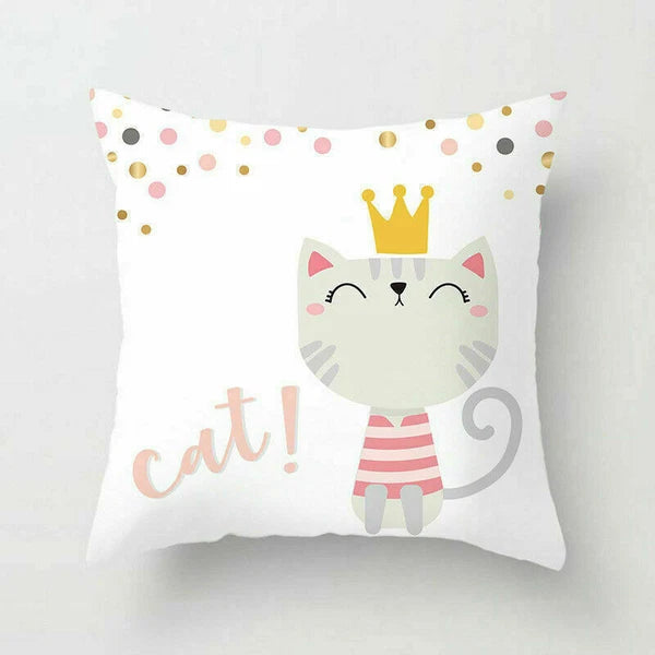 Animal Print Pillow Case Cover Polyester Sofa Waist Home Cover Cushion Decor 18"