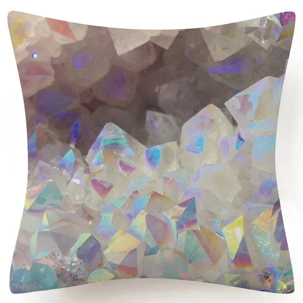 Marble Print Throw PILLOW COVER Decorative 2-Sided Sofa Bed Cushion Case 18x18"