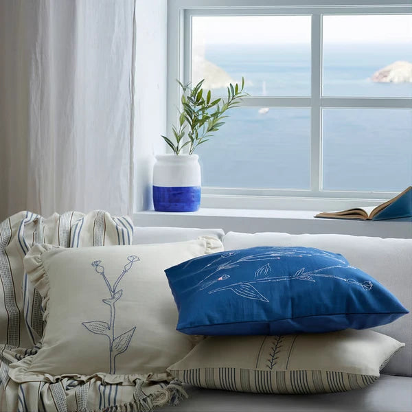 IKEA ÅKERNEJLIKA Cushion Cover 50x50cm Sofa Pillow Case Soft Flower Patterned