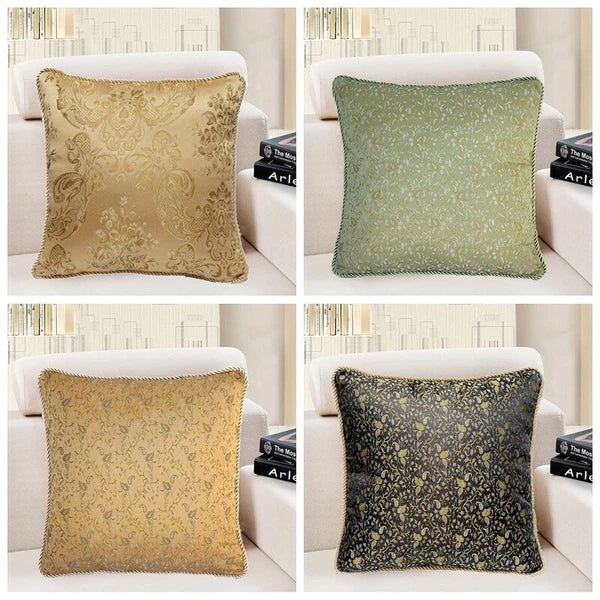 16x16" Vintage Luxury Jacquard Home Decor PILLOW COVER Sofa Bed Cushion Case USA