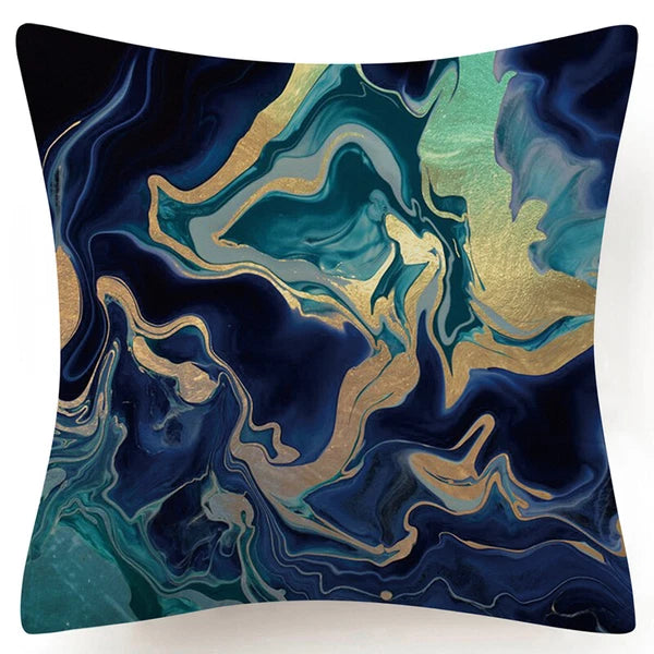 Marble Print Throw PILLOW COVER Decorative 2-Sided Sofa Bed Cushion Case 18x18"
