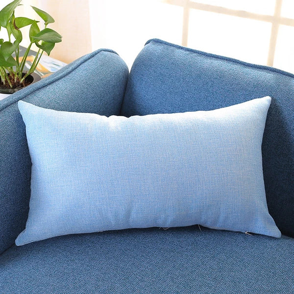 Rectangle Cushion Cover Silk Throw Pillow Case Sofa Car Bed Pillowcase  House