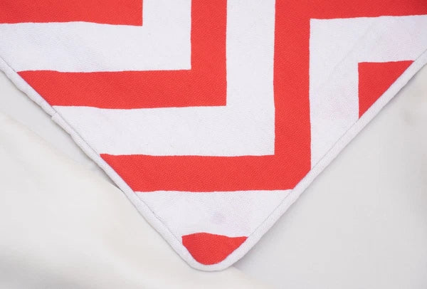 Chevron Cushion Covers 100% Cotton Zigzag Style Home Sofa Outdoor Décor 18x18''.