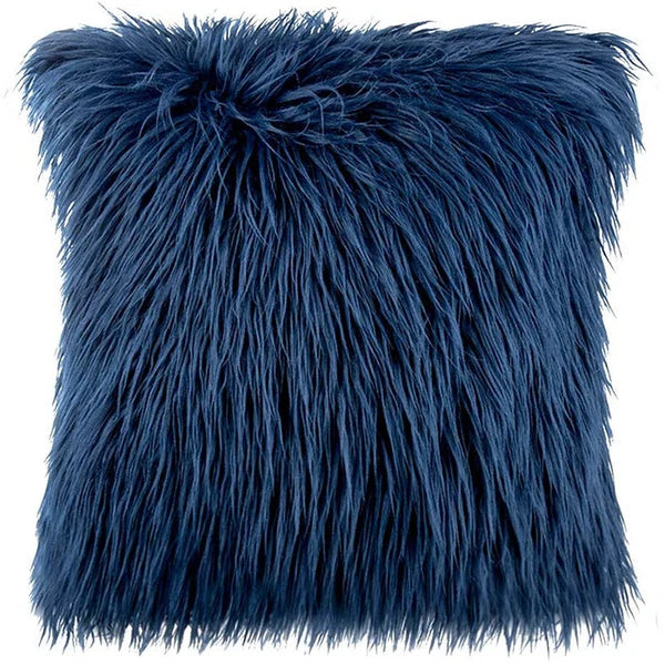 18Inch Luxury Shaggy Faux Fur Pillow Cases Fluffy Plush Throw Sofa Cushion Cover