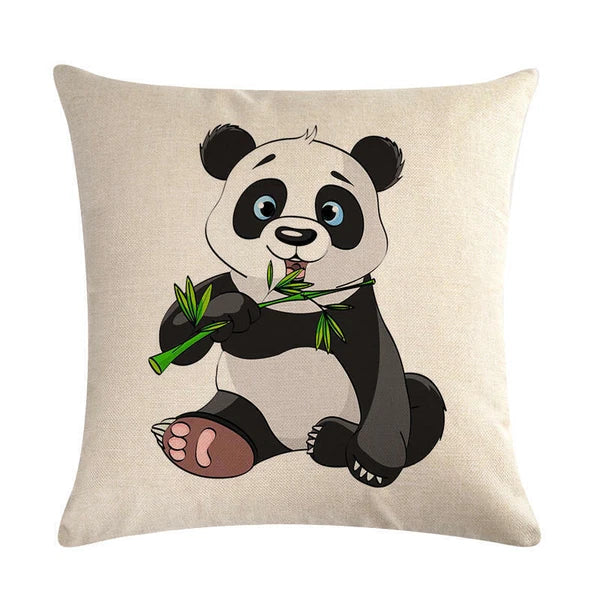 Panda '' Pillow Case Sofa Waist Throw Cushion Cover Home Decor