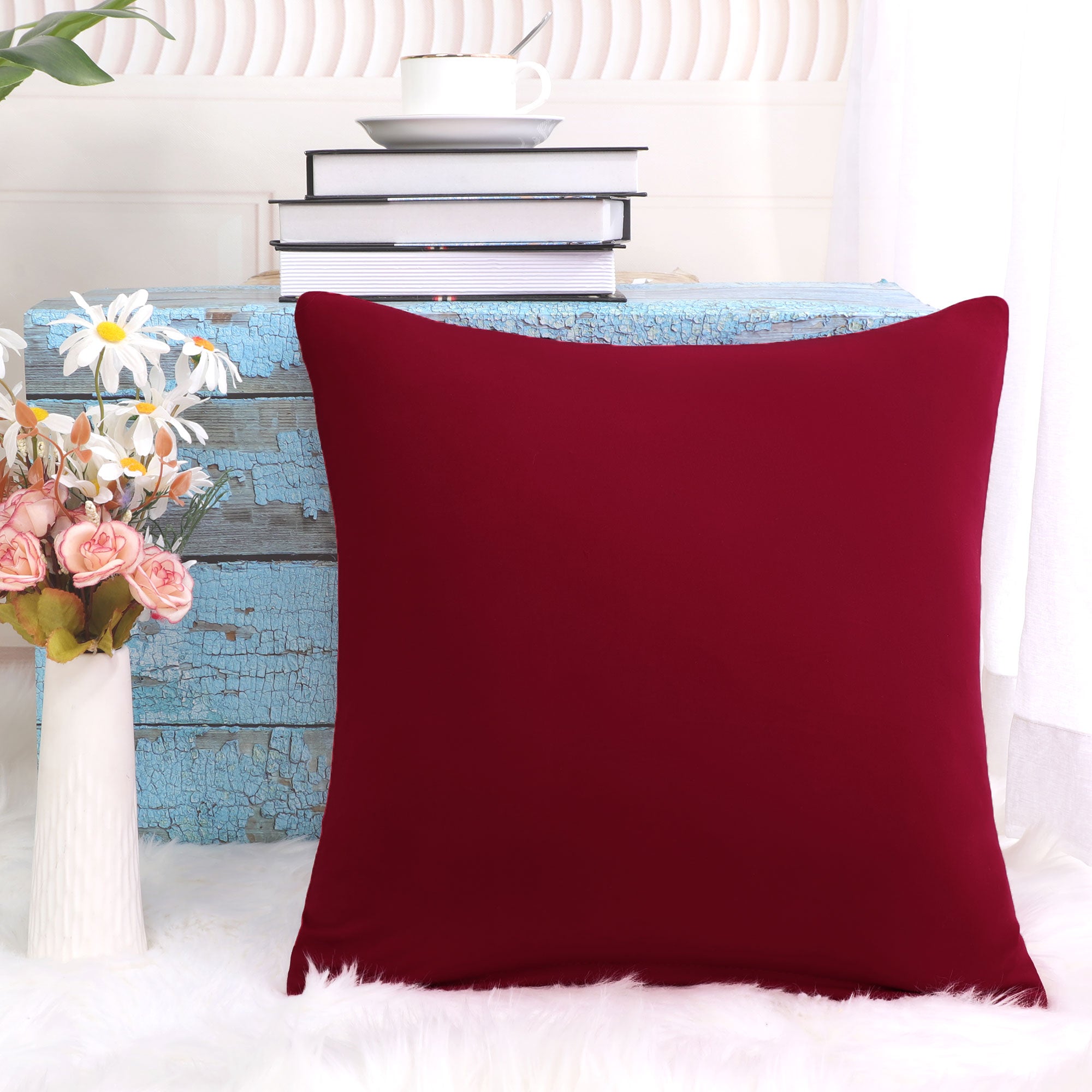 PiccoCasa Pillow Case Sofa Cushion Cover 45cm x 45cm